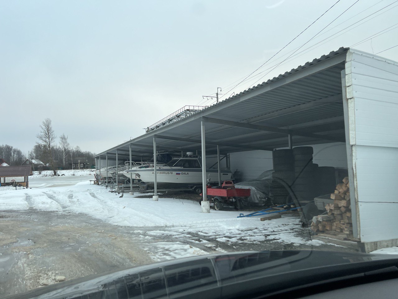 зимнее хранение причал